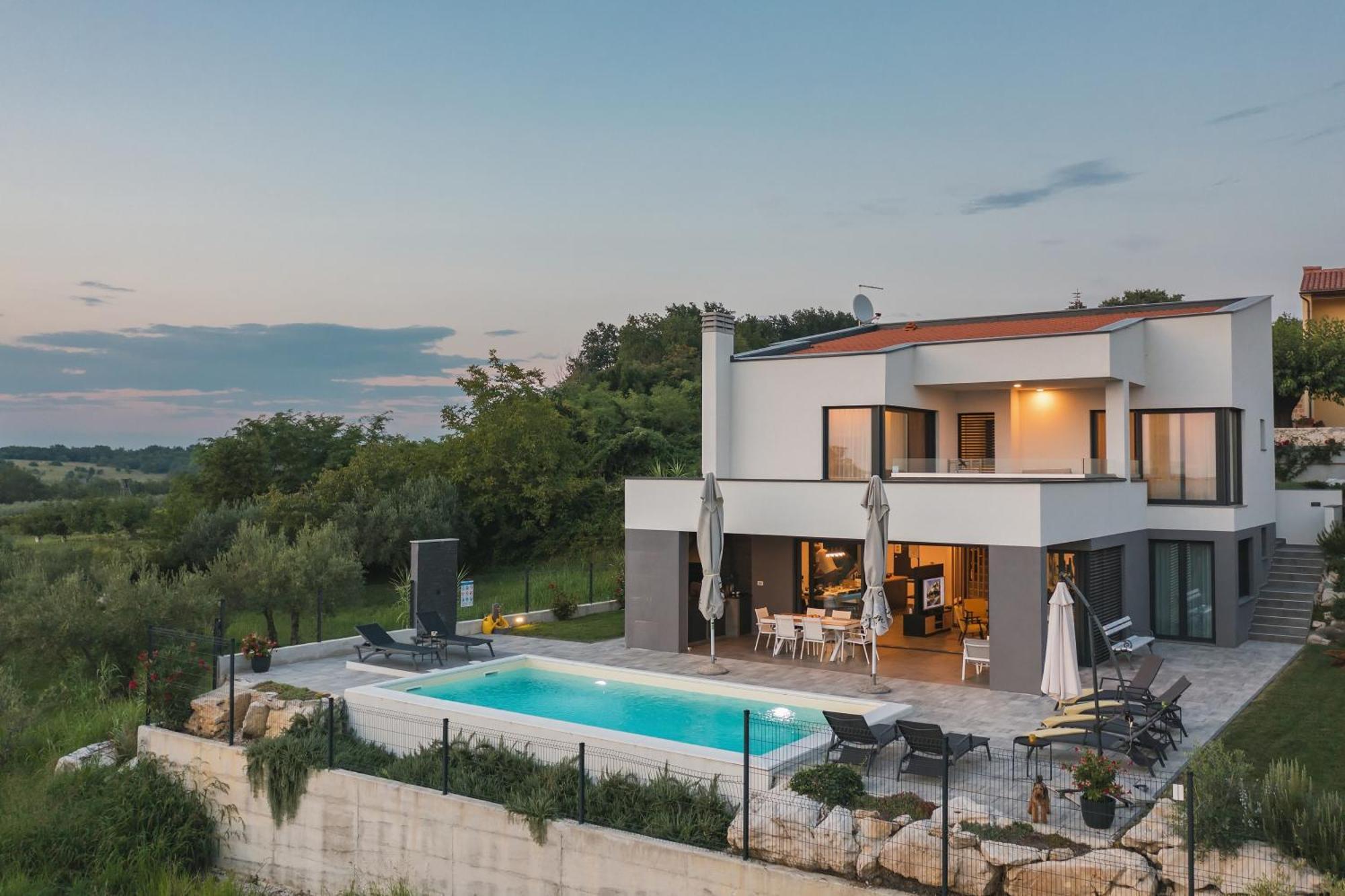 Villa Boiky - Private Pool And Amazing Sea View, Istria Materada Exterior foto
